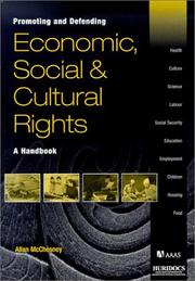 Cover of: Promoting and Defending Economic Social & Cultural Rights by Allan McChesney