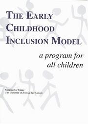 The early childhood inclusion model by Suzanne Winter
