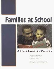 Cover of: Families at School: A Handbook for Parents