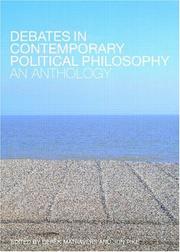 Cover of: Debates in Contemporary Political Philosophy by D. Matravers