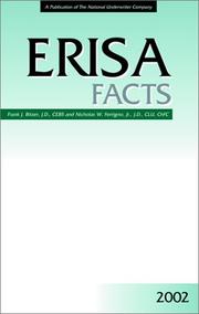 Cover of: Erisa Facts 2002 by Frank J. Bitzer, Nicholas W. Ferrigno Jr.