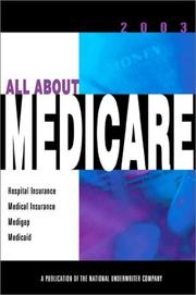Cover of: All About Medicare 2003