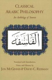 Cover of: Classical Arabic Philosophy: An Anthology of Sources
