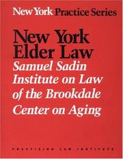 Cover of: New  York Elder Law Handbook | Ellen P. Rozenweig