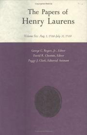 Cover of: The Papers of Henry Laurens by Henry Laurens