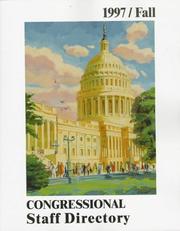 Cover of: 1997 Congressional Staff Directory Fall