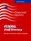 Cover of: Federal Staff Directory