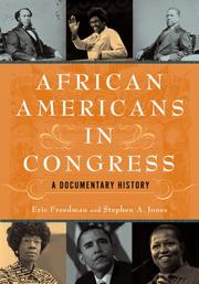 Cover of: African Americans in Congress by Eric Freedman, Stephen Jones
