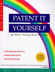 Cover of: Patent It Yourself