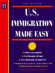 Cover of: U.S. Immigration Made Easy, 7th Ed