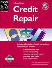 Cover of: Credit Repair by Robin Leonard, Shae Irving