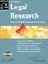 Cover of: Legal Research