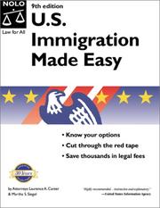 Cover of: U.S. Immigration Made Easy (9th National Edition)