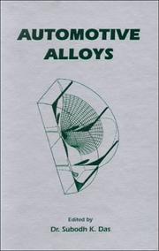 Cover of: Automotive Alloys