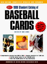 Cover of: 1999 Standard Catalog of Baseball Cards (Standard Catalog of Baseball Cards, 8th ed)