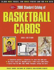 Cover of: 2000 Standard Catalog of Basketball Cards (Standard Catalog of Basketball Cards, 2000)