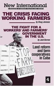 Cover of: The Crisis Facing Working Farmers (New International, No 4)