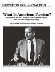 Cover of: What Is American Fascism?