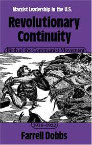 Cover of: Revolutionary Continuity: Birth of the Communist Movement 1918-1922