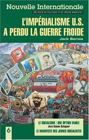 Cover of: Nouvelle Internationale No. 6: L'Imperialisme U.S. a Perdu LA Guerra Froide (Nouvelle Internationale)