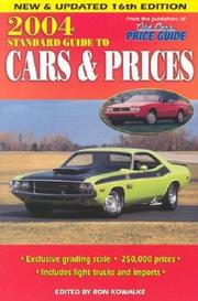 Cover of: 2004 Standard Guide to Cars & Prices (Standard Guide to Cars and Prices)