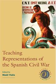 Cover of: Teaching Representations of the Spanish Civil War (Options for Teaching)