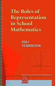 Cover of: The Roles of Representation in School Mathematics by 