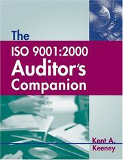 Cover of: ISO 9001:2000: Auditor's Companion