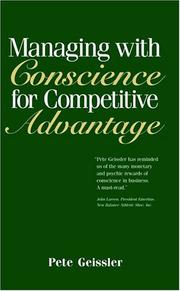 Cover of: Managing with Conscience for Competitive Advantage