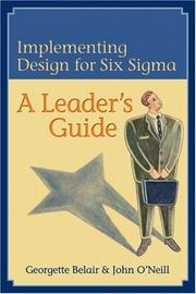 Cover of: Implementing Design for Six Sigma: A Leaders Guide