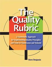 Cover of: The Quality Rubric by Steve Benjamin