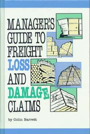 Cover of: Manager's Guide to Freight Loss and Damage Claims