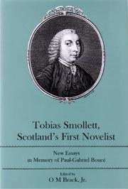 Cover of: Tobias Smollett, Scotland's First Novelist by O. M., Jr. Brack