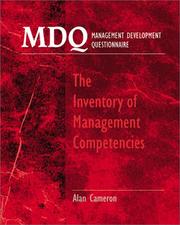 Cover of: MDQ : Management Development Questionnaire: Packet of 5