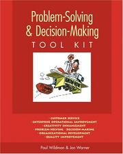 Cover of: Problem-Solving & Decision-Making Tool Kit