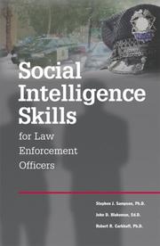 Cover of: Social Intelligence Skills for Law Enforcement Officers