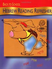 Cover of: Back-to-school Hebrew reading refresher by Roberta Osser Baum