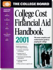 Cover of: The College Board College Cost & Financial Aid Handbook 2001: All-New 21st Annual Edition (College Costs and Financial Aid Handbook)