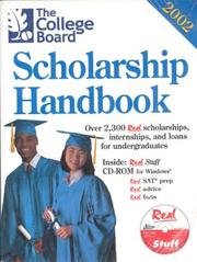 Cover of: The College Board Scholarship Handbook 2002: all-new fifth edition (College Board Scholarship Handbook, 2002)
