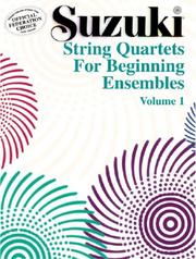 Cover of: String Quartets for Beginning Ensembles