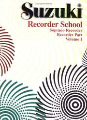 Cover of: Suzuki Recorder School by Alfred Publishing