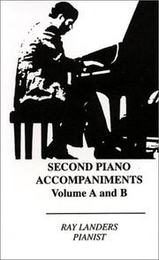 Cover of: Second Piano Accompaniments (Suzuki Method Core Materials)