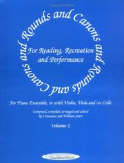 Cover of: Rounds and Canons for Reading, Recreation, Performance (Piano, Volume 2) (Suzuki Method Supplement)