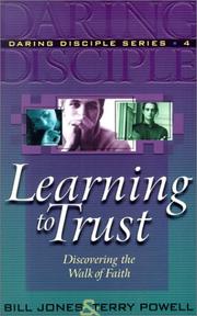 Cover of: Learning to Trust (Daring Disciples)
