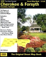 Cover of: Cherokee and Forsyth Counties, Ga Atlas | Adc the Map People