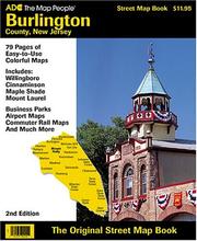 Cover of: ADC The Map People Burlington County, New Jersey Street Map Book