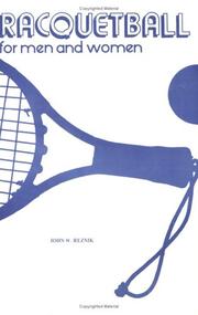 Cover of: Racquetball for Men and Women