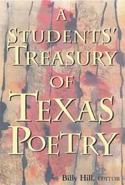 Cover of: A Students' Treasury of Texas Poetry