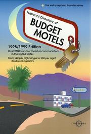 Cover of: National Directory of Budget Motels: 1998/1999 (Directory of Budget Motels)