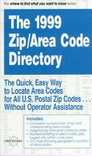 Cover of: The Zip/Area Code Directory 1999 (serial)